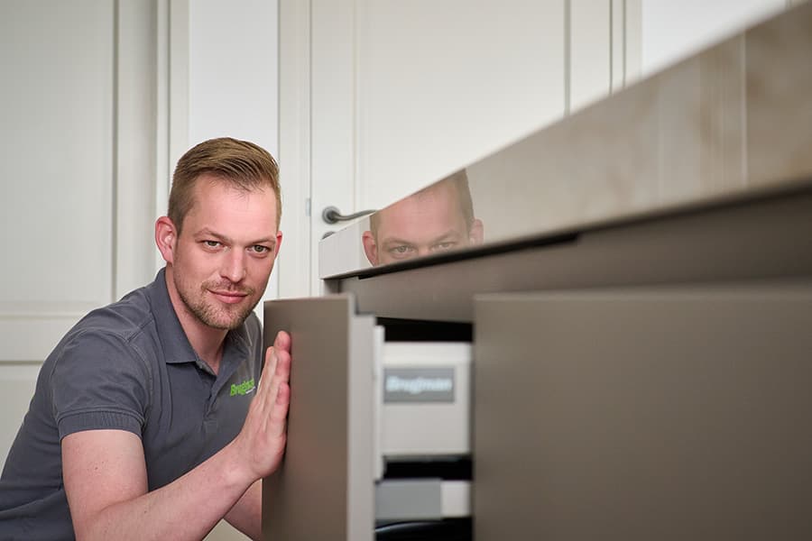 Montage van keuken