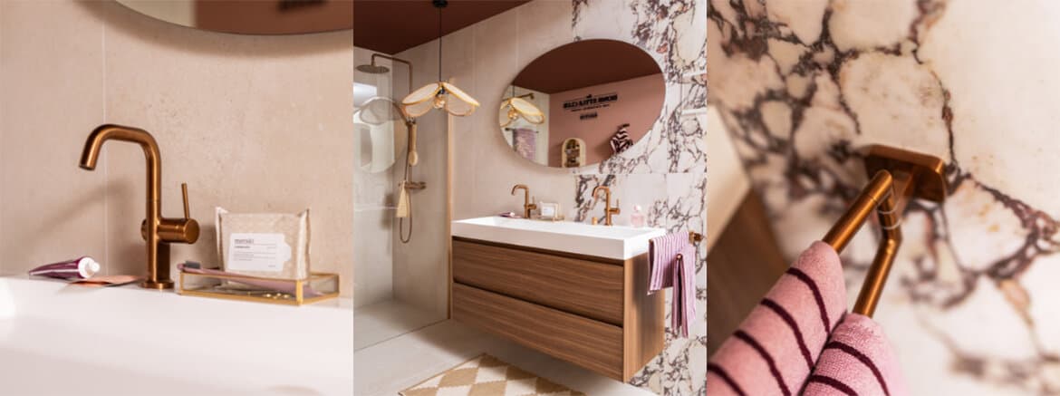 Brons in de badkamer