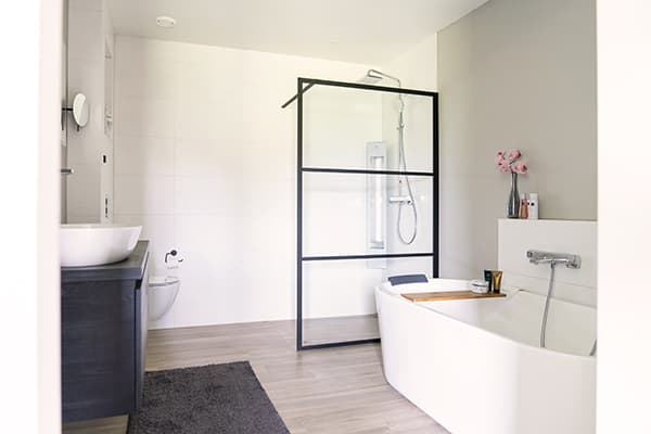 De badkamer van de ouders