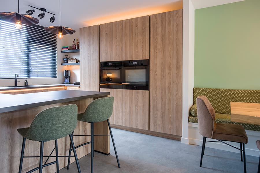 Keuken met bar